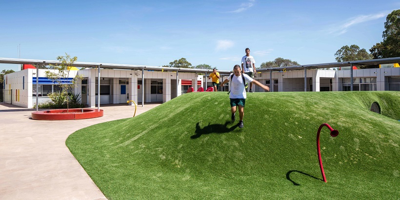 The new staffroom at Macgregor Primary School