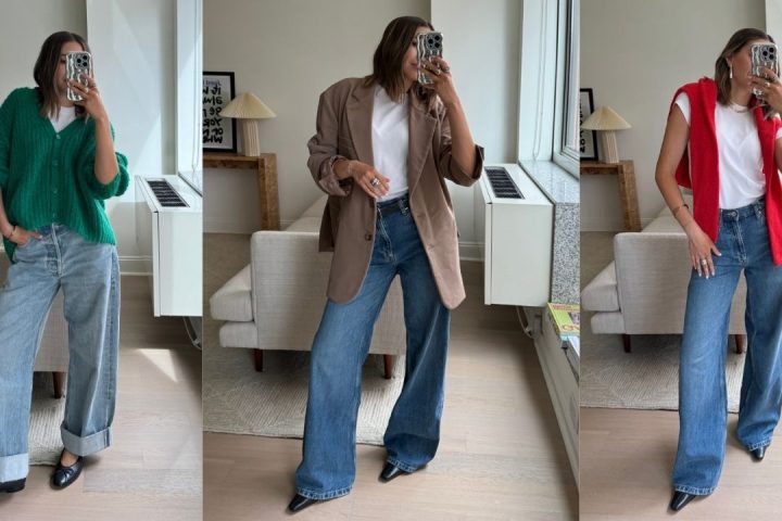 how to style jeans and a tee