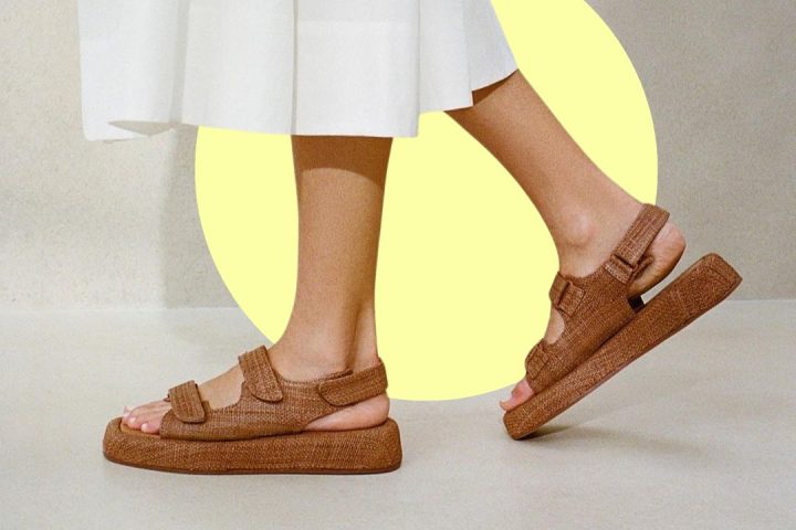 raffia sandals